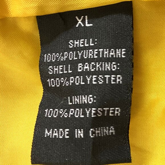 CLASSY MUSTARD YELLOW BACCINI JACKET PLEATED HEM XL - Picture 7 of 14